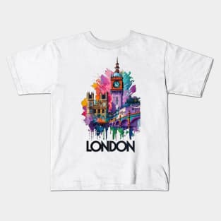 London Skyline Kids T-Shirt